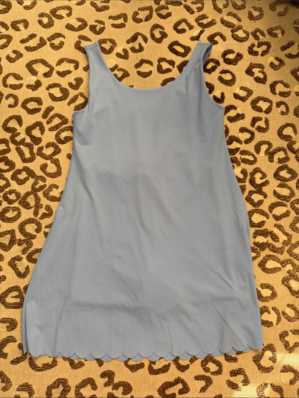 J Crew Factory Performance Light Blue Dress Women’s Medium NWT
